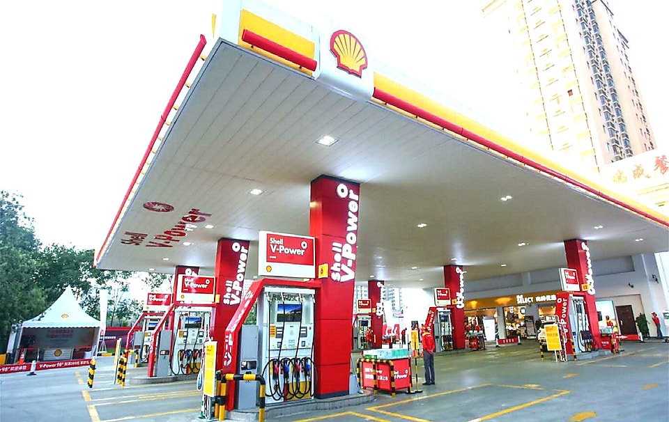 殼牌中國(guó)加油站